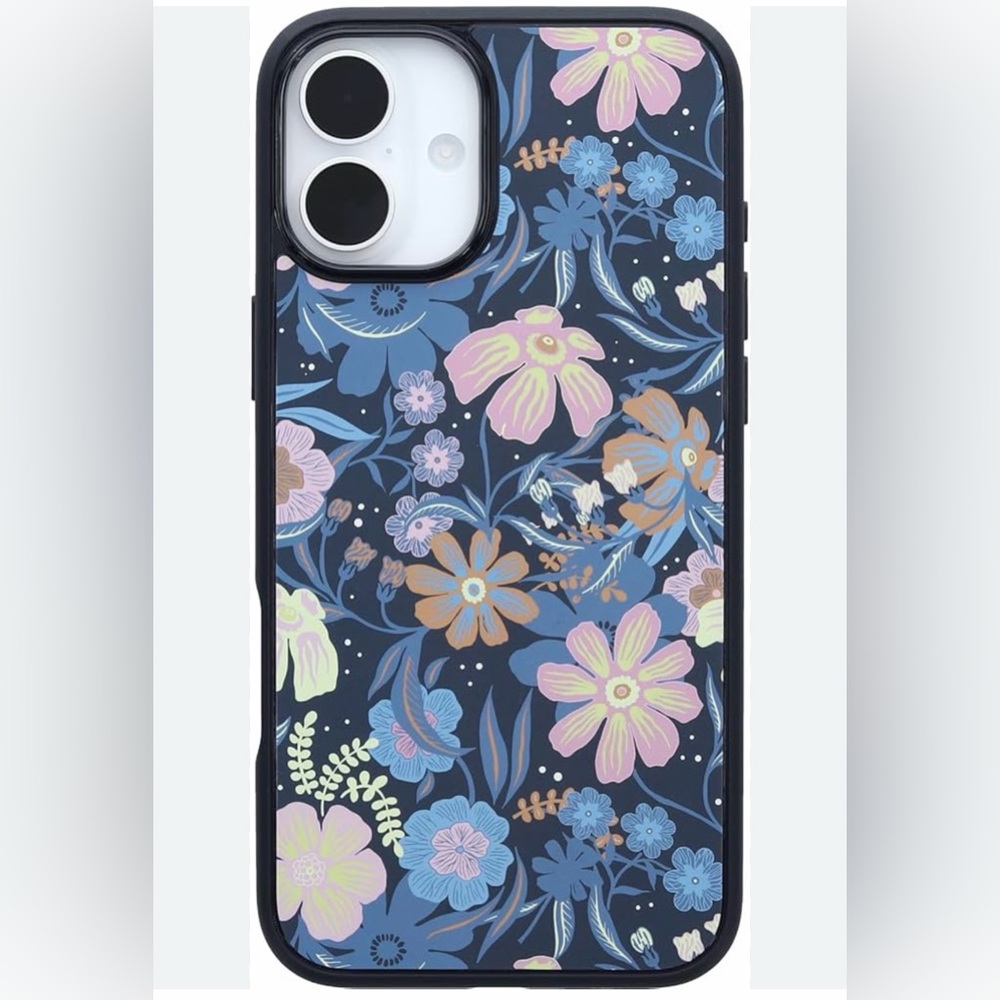 Otterbox Floral Navy Blue Protective Phone Case - Casual Floral Design